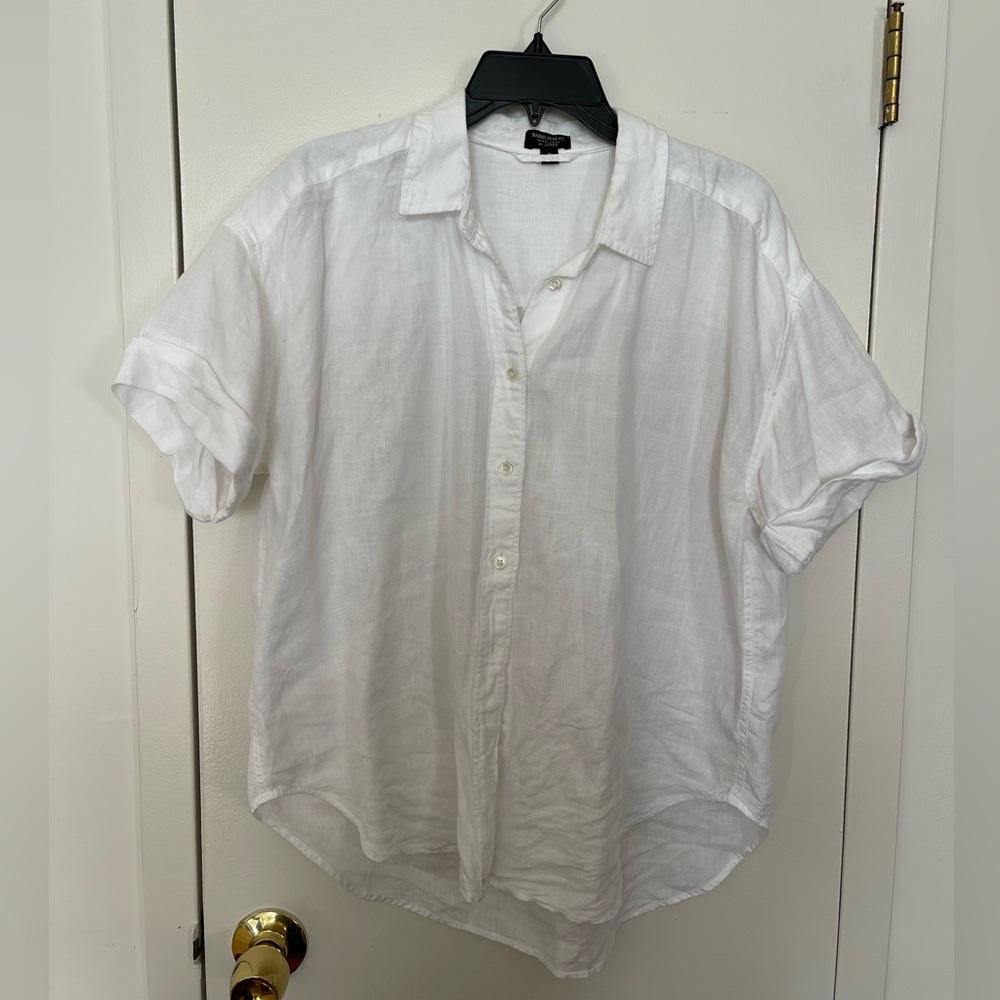 JCrew Irish Linen Top - M